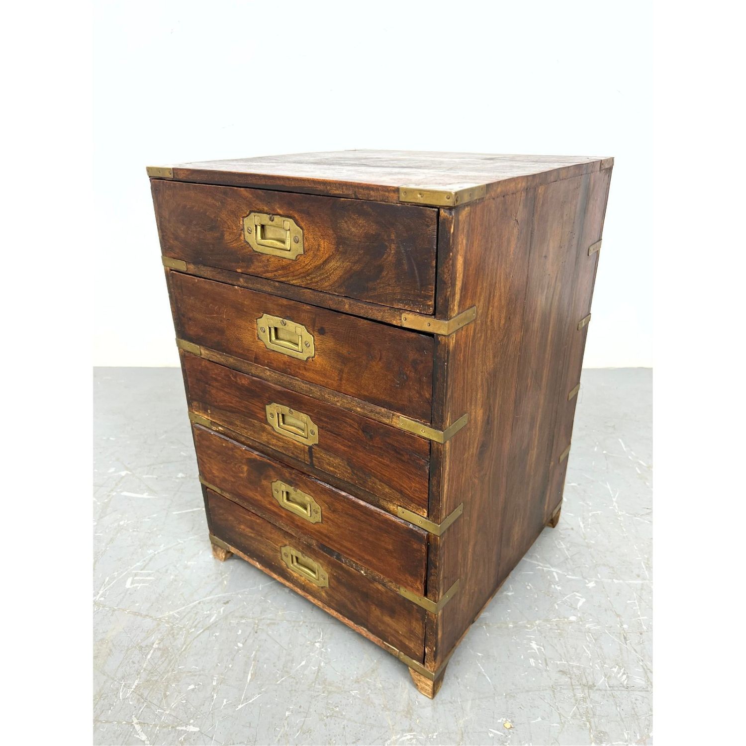 5 Drawer Rosewood Campaign Chest