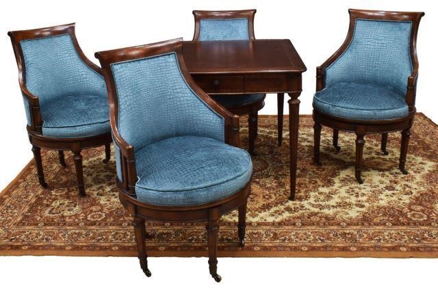 (5) DREXEL HERITAGE GAME TABLE &