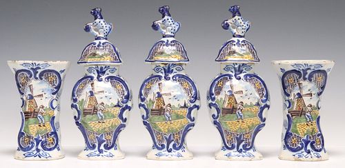 (5) DUTCH DELFT POLYCHROME