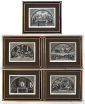 5 EARLY 19TH CENTURY MOCHETTI