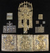 (5) EARLY GREEK ORTHODOX ICONS