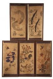 (5) EARLY KOREAN SCROLL PAINTI