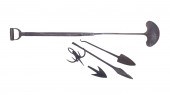 (5) EARLY WHALING TOOLS 18thc.