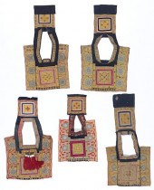 5 EMBROIDERED DRESS YOKES, MIA