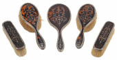 (5) ENGLISH SILVER PIQUE WORK