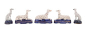 5 ENGLISH STAFFORDSHIRE SMALL