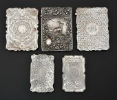 5 ENGLISH STERLING SILVER CALL