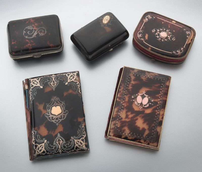 (5) English tortoise shell items