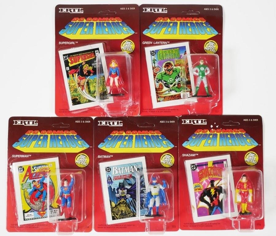 (5) ERTL DC SUPER HEROESFive