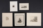 5 ETCHINGS AFTER REMBRANDTAfte