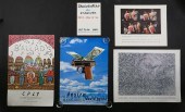 5 EXHIBITION POSTERS OF CONTEM