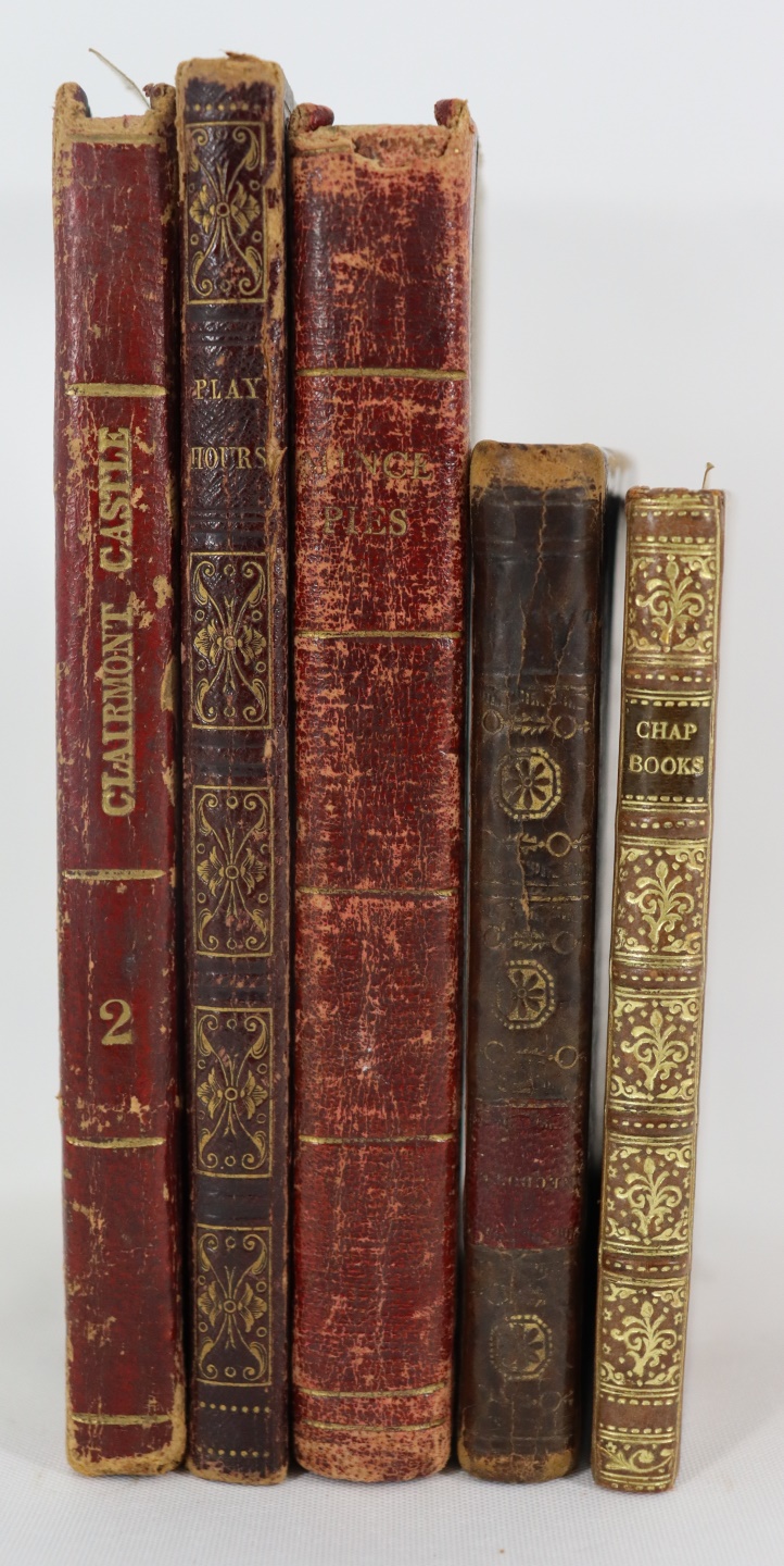 5 FDR LIBRARY BOOKS LEATHER &