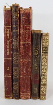 5 FDR LIBRARY BOOKS LEATHER &