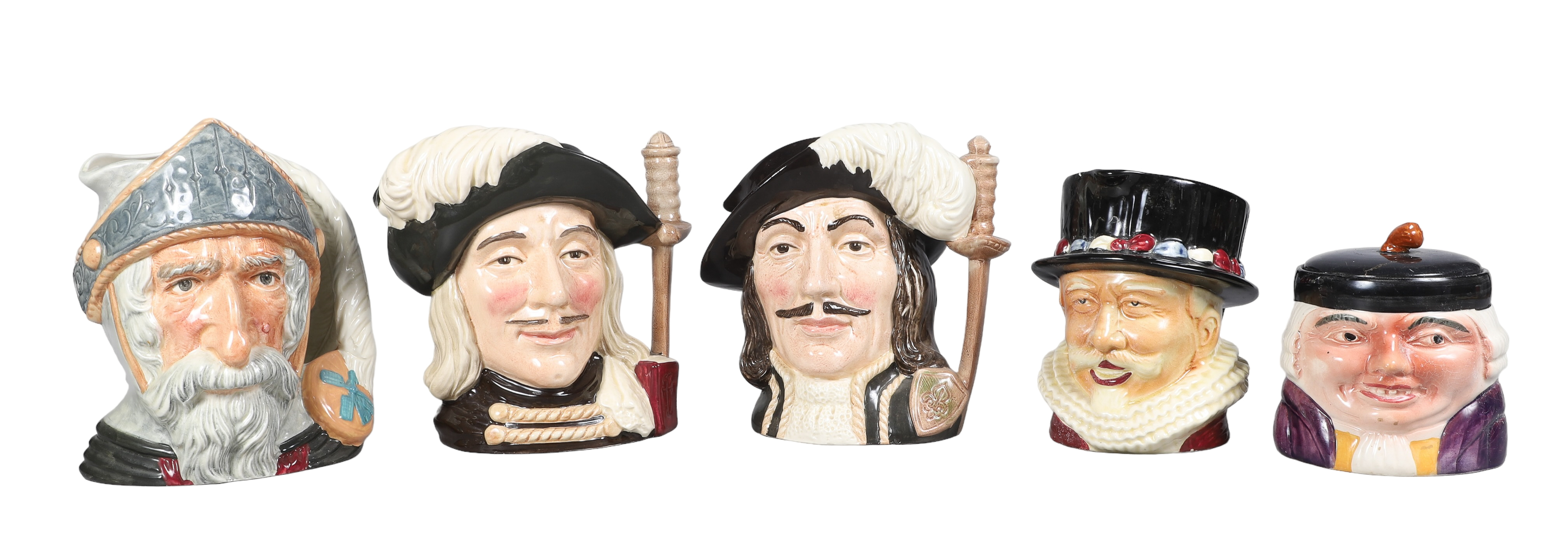 (5) Figural porcelain items, c/o