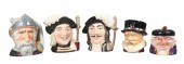 (5) Figural porcelain items, c