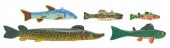 (5) FISH DECOYS ALL SIGNED, FO