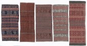 5 FLORES IKAT SARONGS5 women's