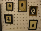 5 Framed Silhouttes.
