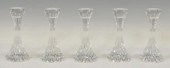 (5) FRENCH BACCARAT 'MASSENA'