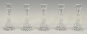 (5) FRENCH BACCARAT MASSENA CR