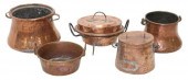 (5) FRENCH COPPER & METAL KITC