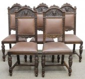 (5) FRENCH HENRI II STYLE CARV