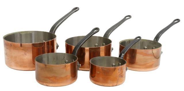 (5) FRENCH MATFER COPPER