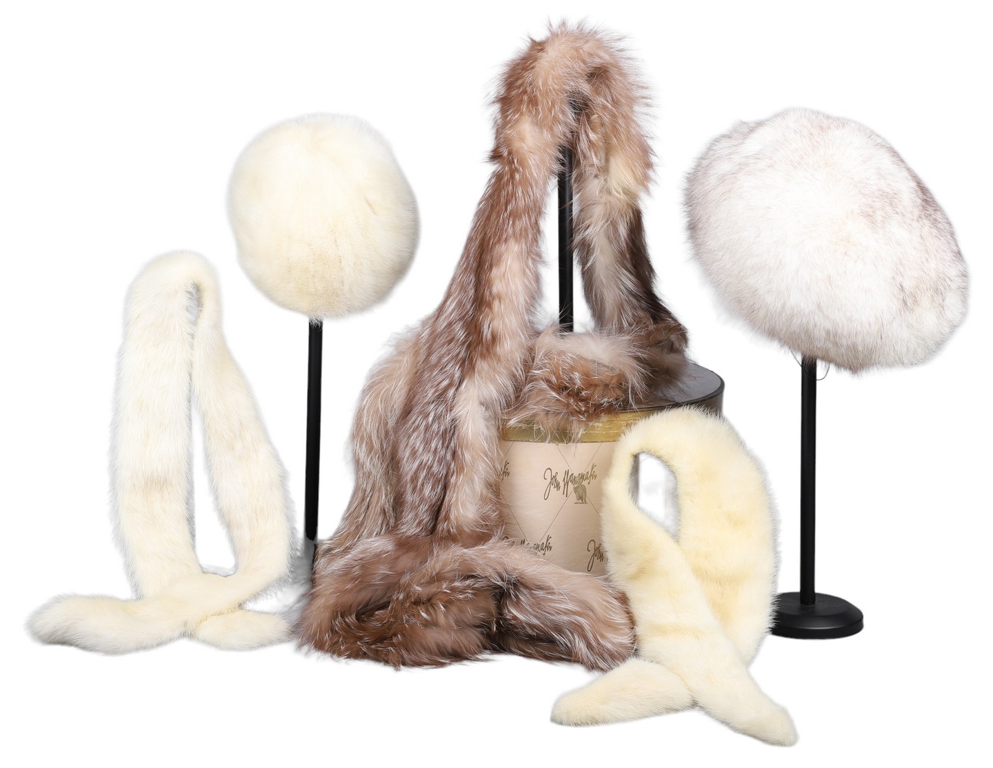 (5) Fur hats and collars to include