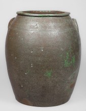 5-Gallon stoneware crock, attr
