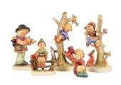 (5) Goebel Hummel porcelain fi