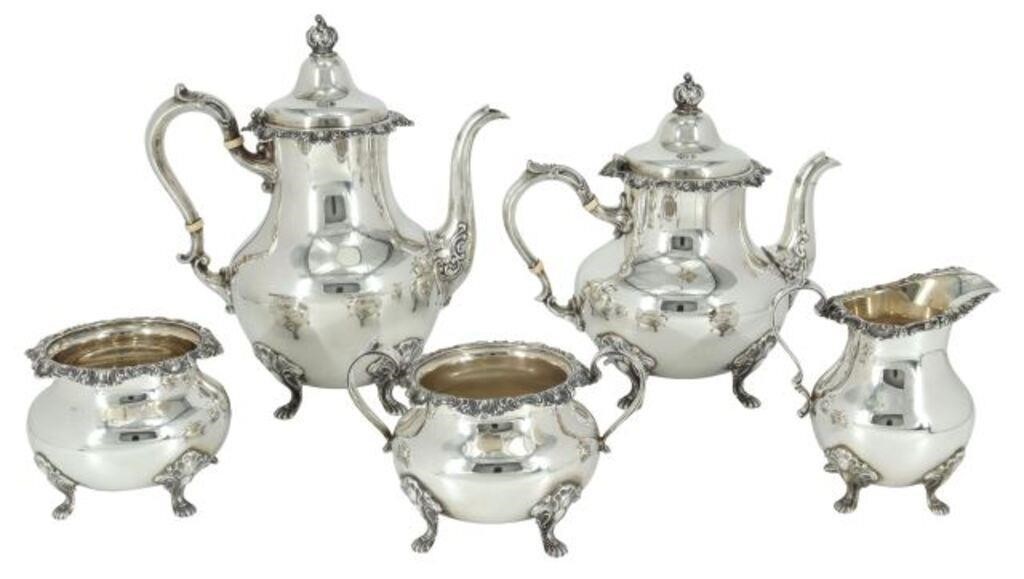 5) GORHAM STRASBOURG STERLING TEA &