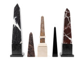 5 GRAND TOUR STYLE OBELISKS WI