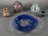 (5) GROUP OF SIGNED ART GLASSL