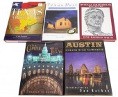 (5) ILLUSTRATED TEXANA BOOKS,