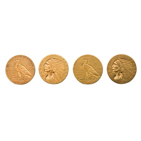 $5 Indian, Four Coins 	 