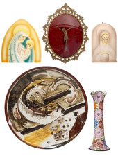 (5) ITALIAN CERAMIC TABLE ARTI