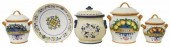 (5) ITALIAN MAJOLICA KITCHEN C