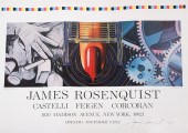 (5) James Rosenquist signed po