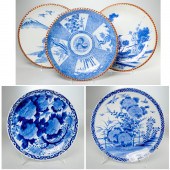 (5) JAPANESE BLUE AND WHITE PO