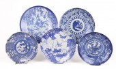 (5) Japanese blue & white porc