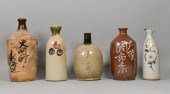 5 JAPANESE CERAMIC TOKKURI5 Ja