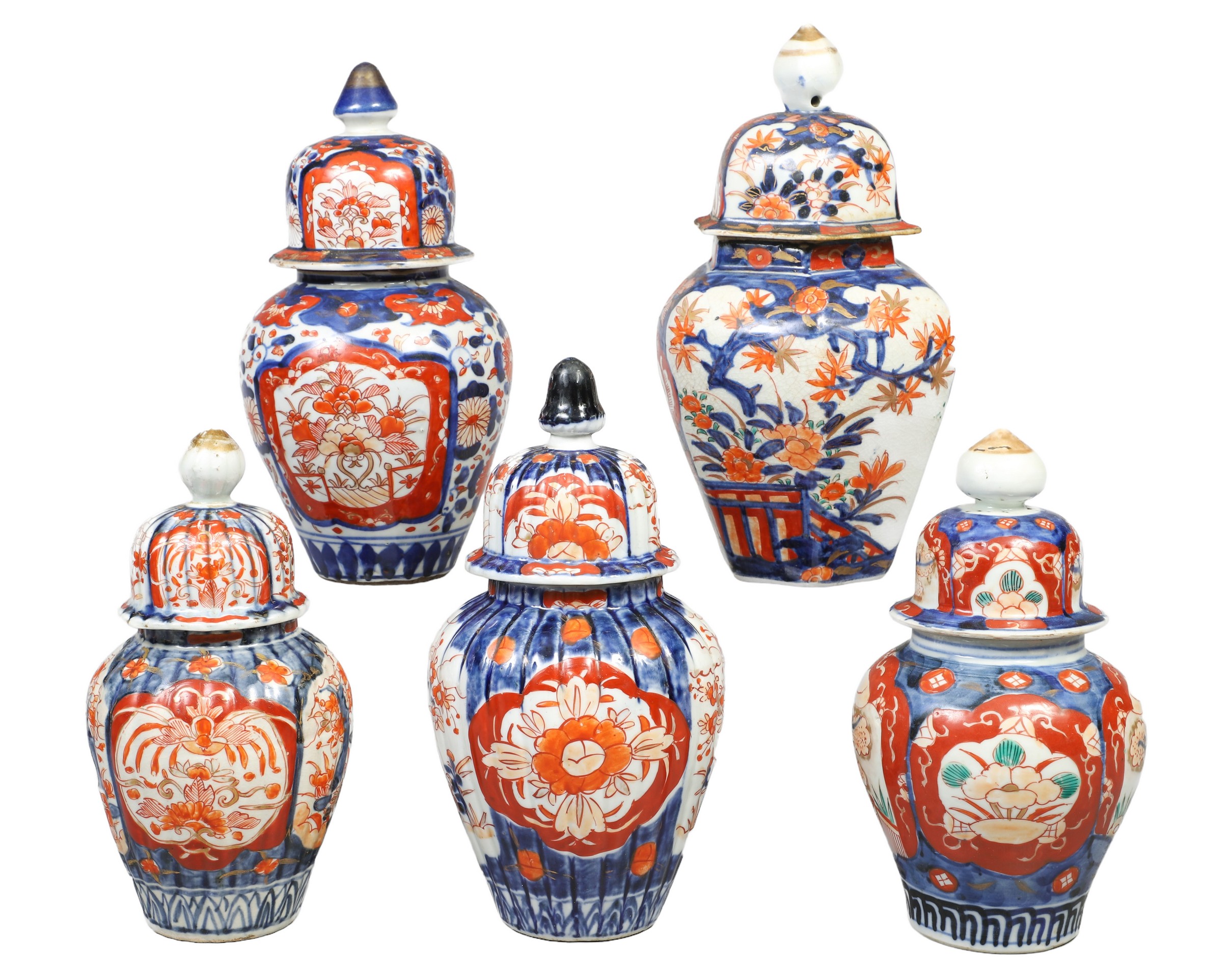 (5) Japanese Imari porcelain