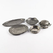 (5) KAYSERZINN PEWTER DISHES I