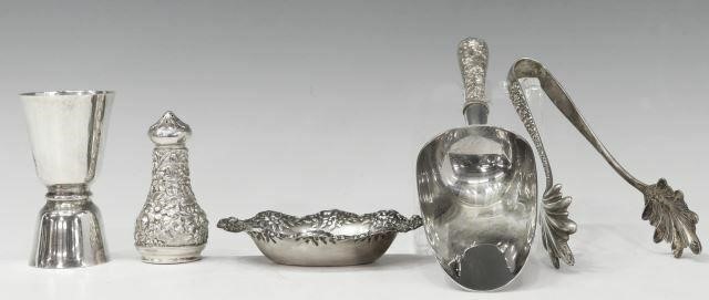 (5) KIRK & SON STERLING FLORAL