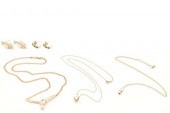 5 LADIES' GOLD & GEMSTONE JEWE