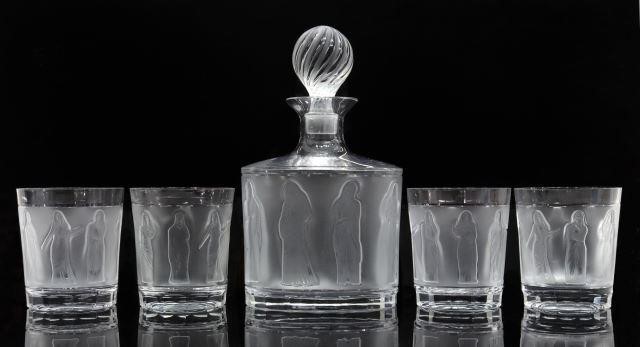 (5) LALIQUE 'FEMMES ANTIQUES'