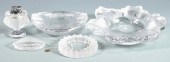 5 LALIQUE GLASS TABLE ITEMS5 L