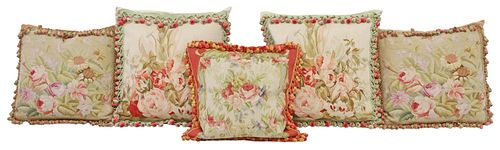 (5) LARGE DECORATIVE TAPESTRY-FRONT