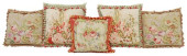(5) LARGE DECORATIVE TAPESTRY-