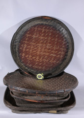 (5) LARGE HAND WOVEN FILIPINO
